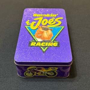 Vintage Smokin’ Joe Racing Tin and Matchbooks Camel Cigarettes